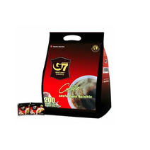 G7 퓨어 블랙 커피 수출용 2g, 5개, 200개입