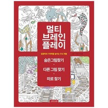 [오렌지연필] 멀티 브레인 플레이 집중력과기억력을높이는두뇌개발 숨은그림찾기+다른그림찾기+, 없음