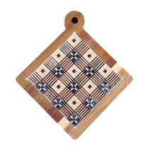 반야월소 티포트받침A 원목 아까시나무 티포트받침 냄비받침 벽걸이소품, 1개, 14번