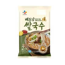 CJ더마켓 즉석식품 밀키트 간편식품 탑티어 베트남 쌀국수 밀키트 쌀국수면 숙주나물 국수 냉면 375G, 45개