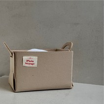 노리터 펠트 바스켓, S사이즈, 레드