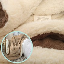이중 극세사 담요 기내 이불 폴리에스터 구름 중력이불 소파 원룸 70 100 양면 양털 뽀글이 캠핑 차박 가을