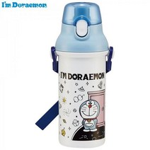 스케이터 Skater PSB5SANAG 도라에몽 항균 직음 직접마시는 플라스틱 보틀 480ml 우주 산책 [캐릭터 상품] 휴대용 물통, 단일