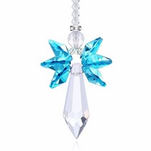썬캐쳐 크리스탈썬캐쳐 썬캐처 자개 모빌 드림캐쳐 햄d 레인보우 엔젤 suncatcher 크리스탈 수호 천사 차크라 태양 포수 백미러 자동차 참 홈 웨딩 장식 보라색, 색상 3