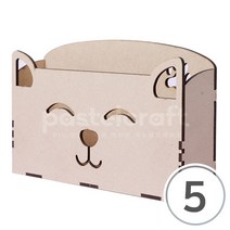 파스텔크래프트 동물메모함 23x4x12cm(5개입)