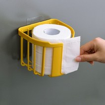 1+1 디자인 휴지걸이 다용도 욕실 화장실 보관함, 블루 1+1