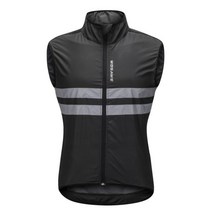 승마조끼 WOSAWE-사이클링 반사 조끼 방풍 러닝 안전 오토바이 Gilet MTB 라이딩 자전거 의류 민소매 자켓, EU 2XL(ASIA 3XL), BL205-블랙