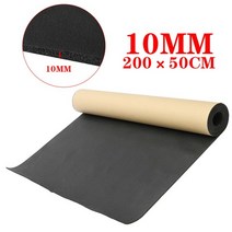 고무발포보온재 단열 시트 가교 200cm x 50cm 3 5 6 10 mm 자동차 방음 데드닝, 주황색