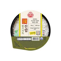 오뚜기 오뚜기밥 식감만족 찰기가득진밥 210G 즉석밥 엄마밥 간편식사 혼밥 자취템 여행갈때 캠핑, 3개