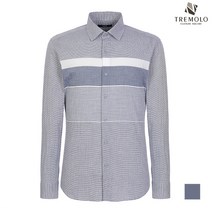 인디안 TREMOLO 슬림핏 주름 코튼 셔츠__TTYNLVS1531