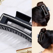 (골드 블랙) 집게핀 집게핀쇼핑몰 머리올리기 헤어악세사리