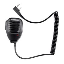 2 Pin PTT MIC Walkie talkie Headset Covert Acoustic Tube In-ear Earpiece For Kenwood Baofeng UV-5R B, [01] Black