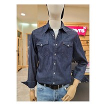 [리바이스] [W몰 ] 남성 LEVIS 웨스턴 데님셔츠 생지 65816-115