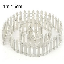 베란다꾸미기 나무울타리 소품 정원울타리 미니 작은 울타리 장벽 나무 공예 DIY 정원 키트 식물 꽃 화분, 01 01 1mx5cm