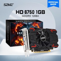컴퓨터부품 SZMZGDDR5 HD 6750 그래픽 카드 1GB 128bit HD6700 시리즈 비디오 카드 hd6750 비 HD 7870 7850 7770 그래픽 카드, [1] HD6750 1GB