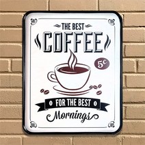 고급형 커피 카페 인테리어 틴액자 D형 커피숍 그림, 색상:5.프리미엄퀄리티