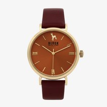 블랙마틴싯봉 BKL1532L 프랑스브랜드 여성 가죽 아날로그 손목시계