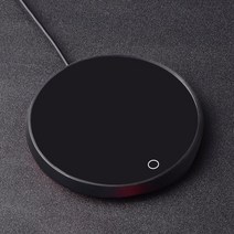 머그컵 워머 USB 보온 홈 오피스용 새로운 커피 컵 밀크티 물 가열 패드 3 항온, 검은 색, 1개