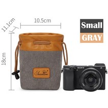 디지털 DSLR 카메라 가방 방수 포켓 소프트 삼성 NX NX1 NX5 NX30 NX100 NX200 NX210 NX300 NX300M NX500 N, 02 QiSeMian-S-Grey