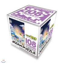 뽀롱뽀롱 뽀로로 직소퍼즐 108pcs 미니큐브: 불꽃축제, 학산문화사