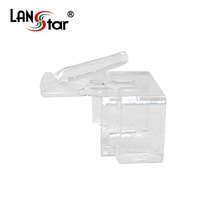 LANstar 랜 플러그 접촉불량 보수 덥개 1개 (투명) / LS-PLUG-SOS45-