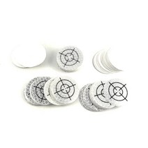 토탈 스테이션 측량용 흰색 원형 반사판 100 개 40x40mm 시트 크기 타겟, 한개옵션1, 01 100PCS 40X40MM