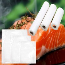 프레쉬팩 가정용 업소용 진공포장기 진공포장비닐 비닐접착기 밀폐보관 식품포장기 압축기, 파우치5호