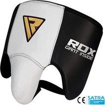 RDX 소 Hide 가죽 MMA Abdo 가드 사타구니 컵 성인용 복싱 Abdominal 보호 Muay thai 국부 보호대, 224461 XL