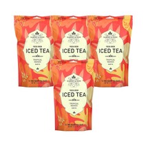하니앤손스 아이스 티 트로피칼 망고 홍차 212g 15티백 Harney & Sons Fresh Brew Iced Tea Tropical Mango, 4팩