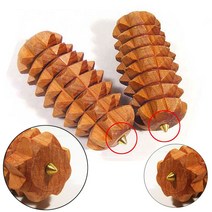 모사월드 (당일출고) 국산 황동금동침 향나무 지압봉 2개 1조 (한국) 손지압기