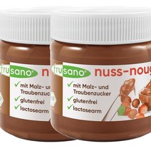 프루사노 Frusano Chocolate spread 독일 너트 누가 크림 초콜릿 스프레드 200g, 2팩