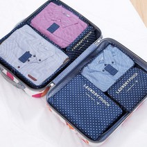 레브 여행용 패턴파우치 6종세트 파우치