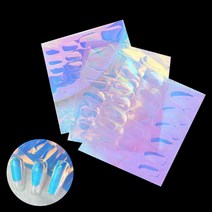 네일아트 호일 유리조각 네일필름 컷팅형 12종, 유리네일필름 - 13