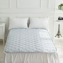 시원한 기능성 양면 아이스 냉감 여름 에어메쉬 패드 해피라이프 SS Q, 연그레이