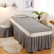 러빙랩 카일라 홀형 마사지 누빔 침대커버 경락 마사지샵 용품