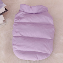 디그펫 강아지 패딩 조끼 겨울 외투 잠바 연보라 라벤더 봄 가을 패딩 S~2XL