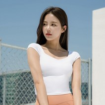 셀러허브 여성패션 [그란데라인] 토르소 하프 숏 슬리브 아이스블루