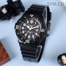 카시오 CASIO LRW-200H-1B 우레탄 밴드 어린이 아동 손목시계