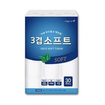 [자바라쇼핑] 깨끗한나라)3겹데코소프트화장지(27Mx30롤) _ kig0337*20230221EA, 쿠팡 1, 쿠팡 본상품선택