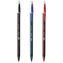 BIC 크리스탈 이그젝트 볼펜 0.7mm 낱개, 블랙