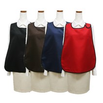 쿡셰프 벨크로 손님용 간이 앞치마 4종 택1, 브라운