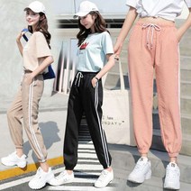 쿨링 쿨 아이스 시원한 트레이닝 짐웨어 츄리닝 조거팬츠 여자 바스락 바지 라인