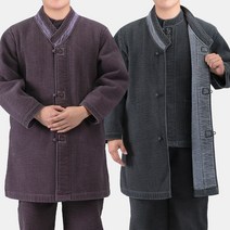 매듭우리옷 MC110_남여공용 겨울 담누빔 두루마기 생활한복 개량한복 생활한복(개량한복)