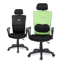 체어포커스 에코 하트요추 올메쉬 의자 E2, 그린