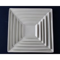 정사각 접시(35x35x3.4cm) 케이터링 부페접시 특대접시