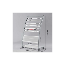 신문걸이 매거진렉 잡지 꽂이 신문렉 철 선반 걸이, 11-777