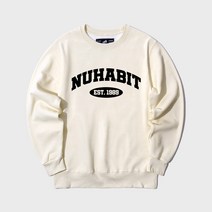 뉴해빗 SLOPE LOGO 기모 맨투맨 (DSMNH-1087) 레터링 프린팅