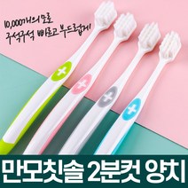 백세칫솔 1+1 총2개 랜덤(사은품증정)구강청결 초미세모 임산부 잇몸맛사지 초극세모 어르신 잇몸칫솔 치아건강 프라그제거, 2개