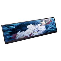12.6 인치 스트레치 바 터치 모니터 1920x515 ips lcd 라즈베리 파이 자동차 산업 광고 디스플레이 aida 64 모니터, 노 터치 모니터