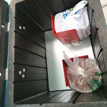 배달통파티션 가방 오토바이 바이크 라이더 탑박스 배달박스 칸막이, 43L 폼팩터 바닥판1개 자석2개